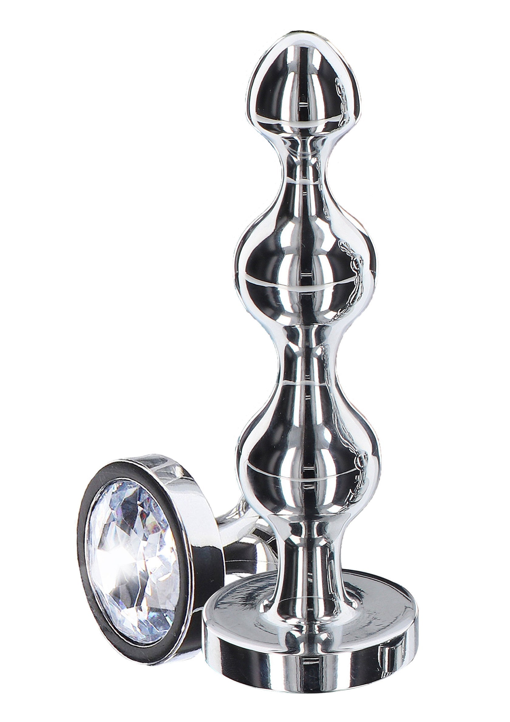 Perline a forma di stella di diamante, medie, argento