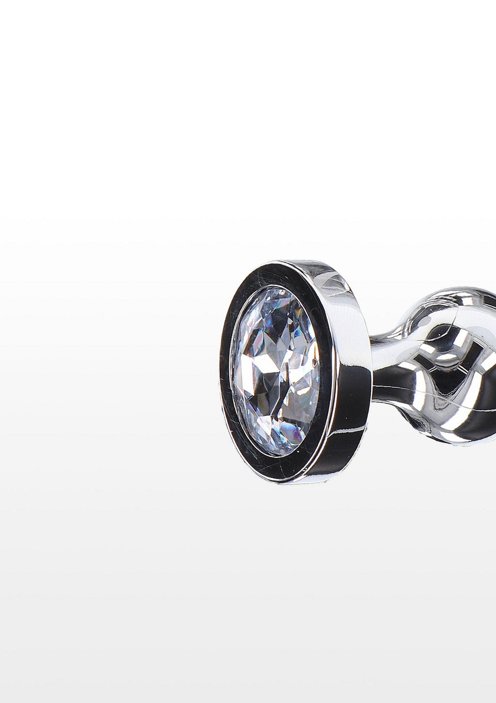 Perline diamantate a forma di stella grandi in argento