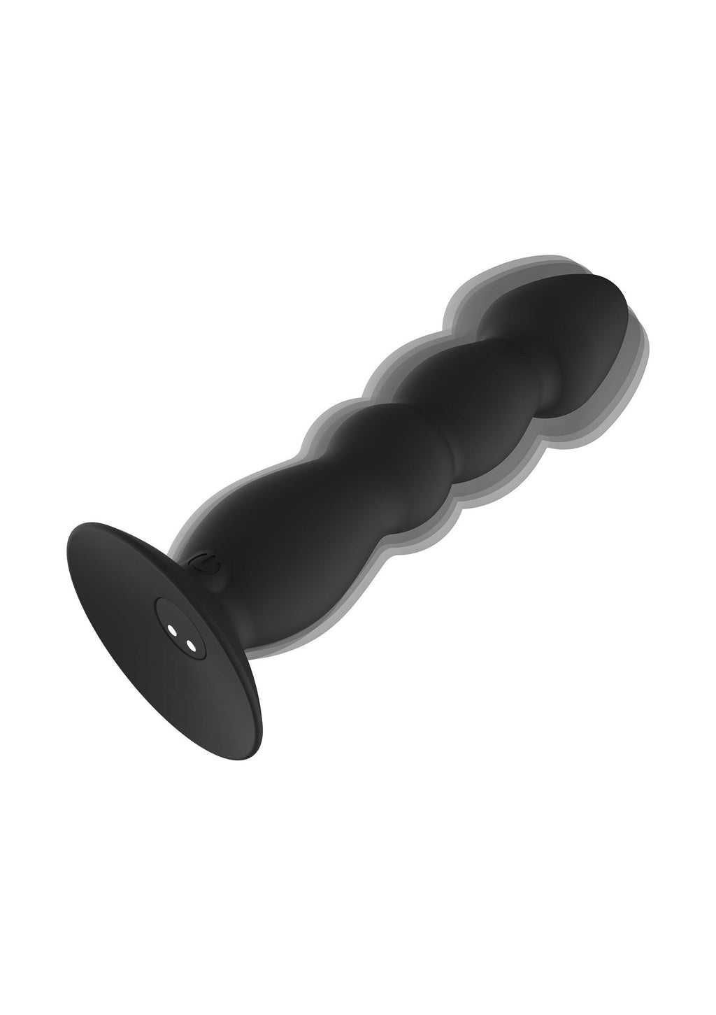 Plug anale vibrante grande nero