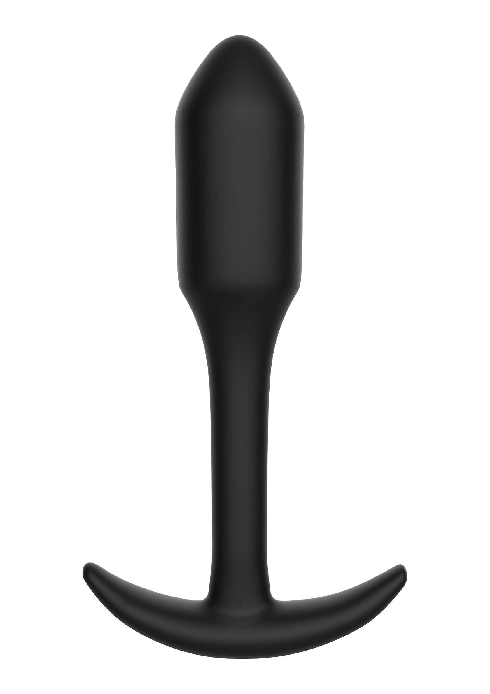 Plug anale liscio medio nero