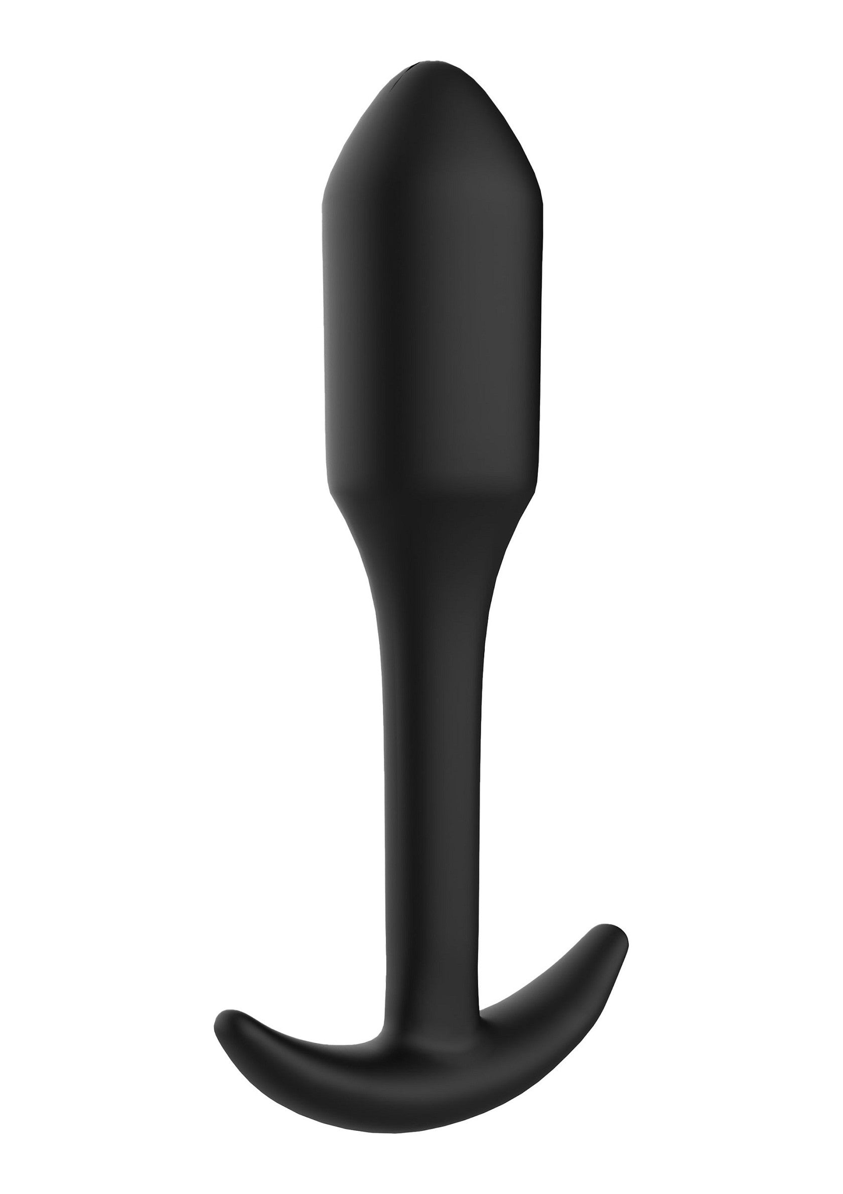 Plug anale liscio medio nero