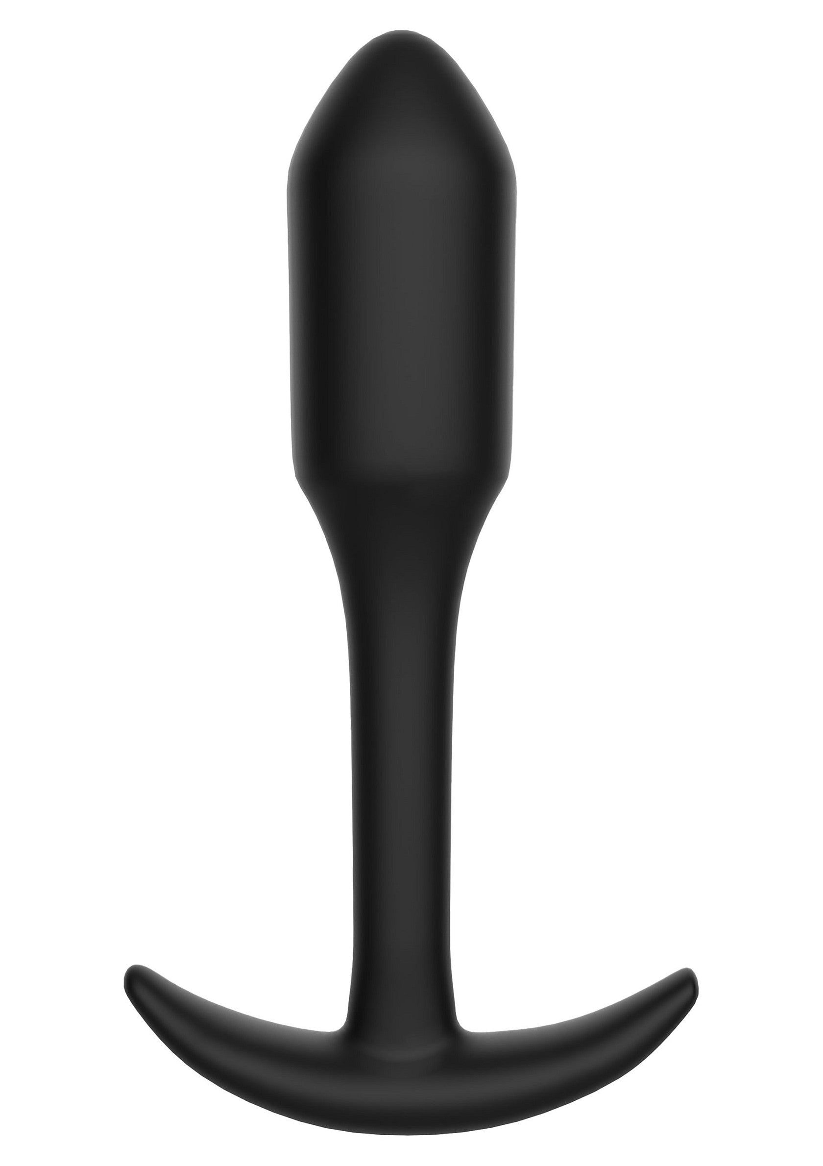 Plug anale liscio grande nero