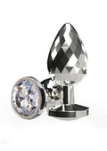 Disco Diamond Plug Piccolo argento
