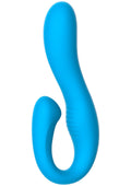 Il vibratore Skyler Rabbit blu