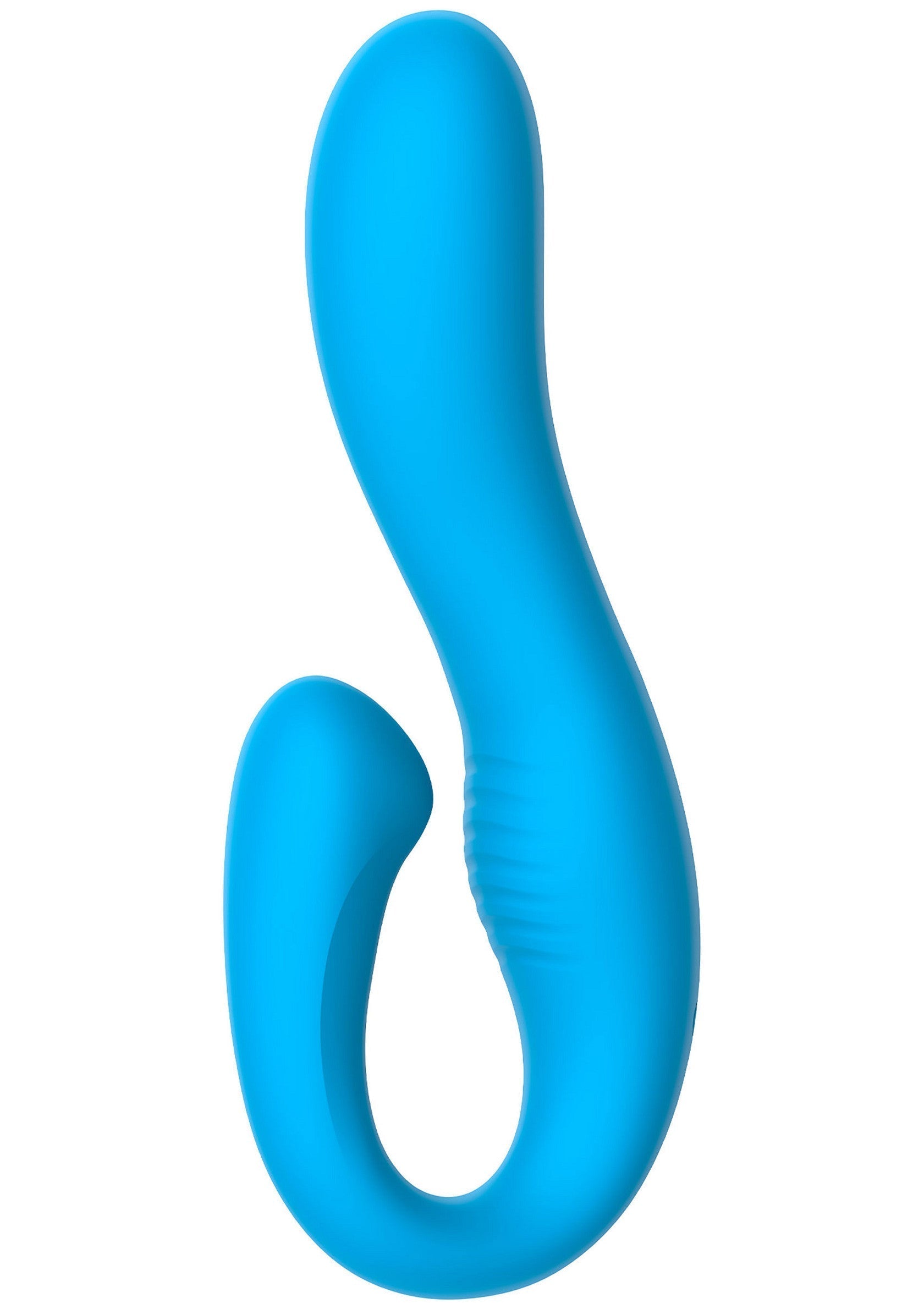 Il vibratore Skyler Rabbit blu