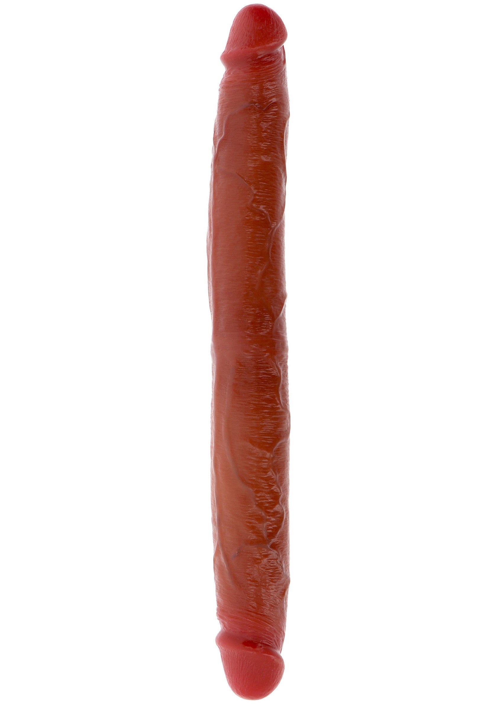 Prepuzio Doppio Dong Silicone 35 cm caramello