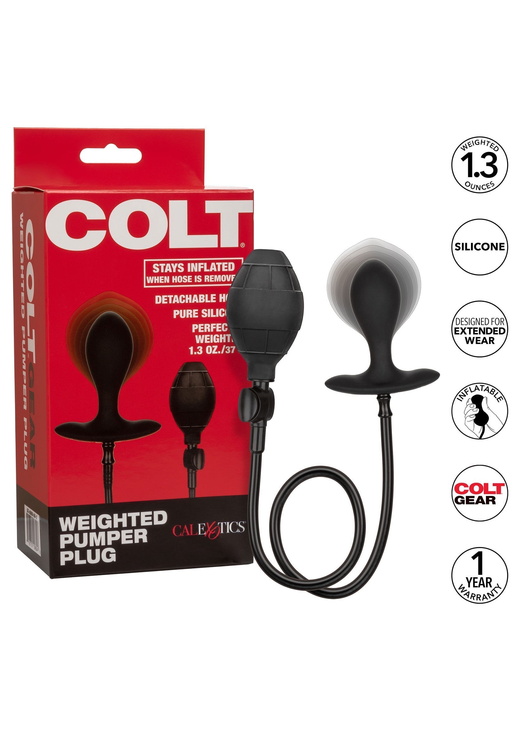 Tappo pompante ponderato COLT nero