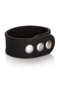 Anello erettile in silicone a 3 scatti nero