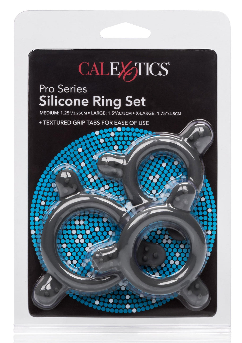 Set di anelli in silicone Pro Series neri