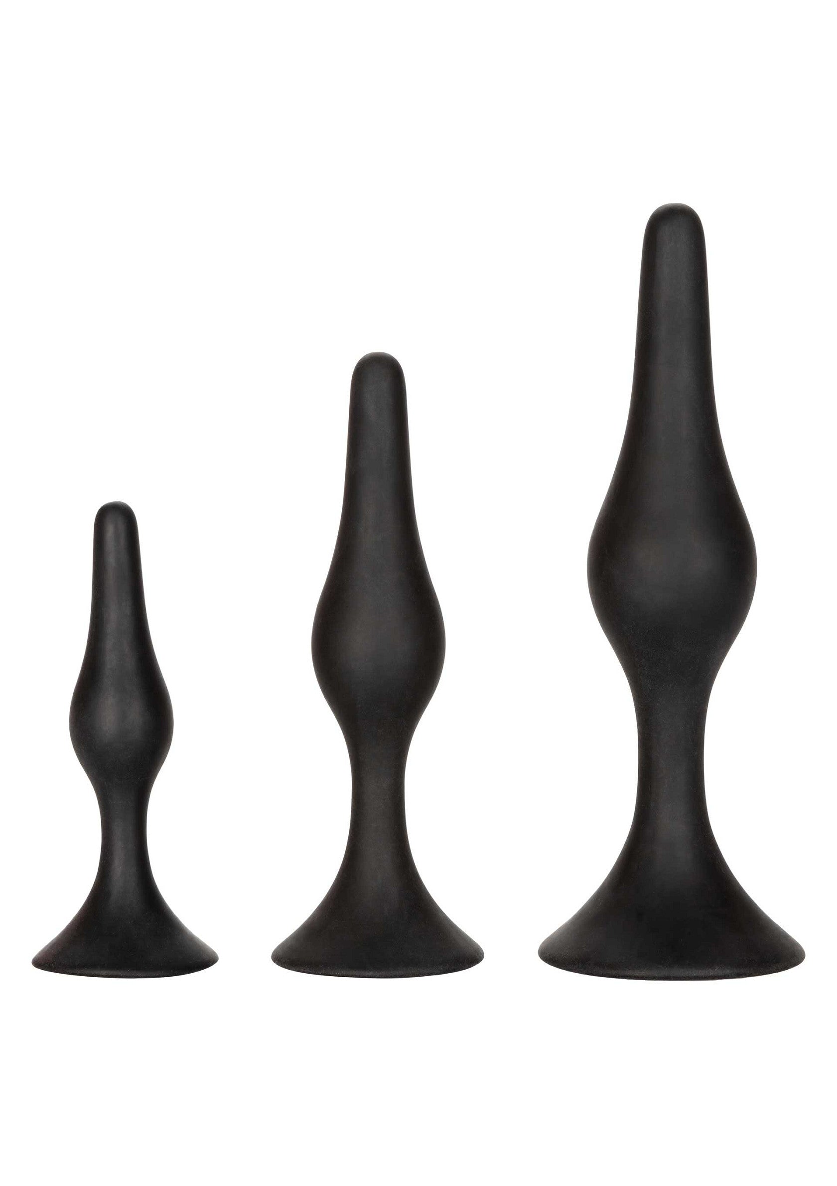 Kit di avvio anale in silicone nero