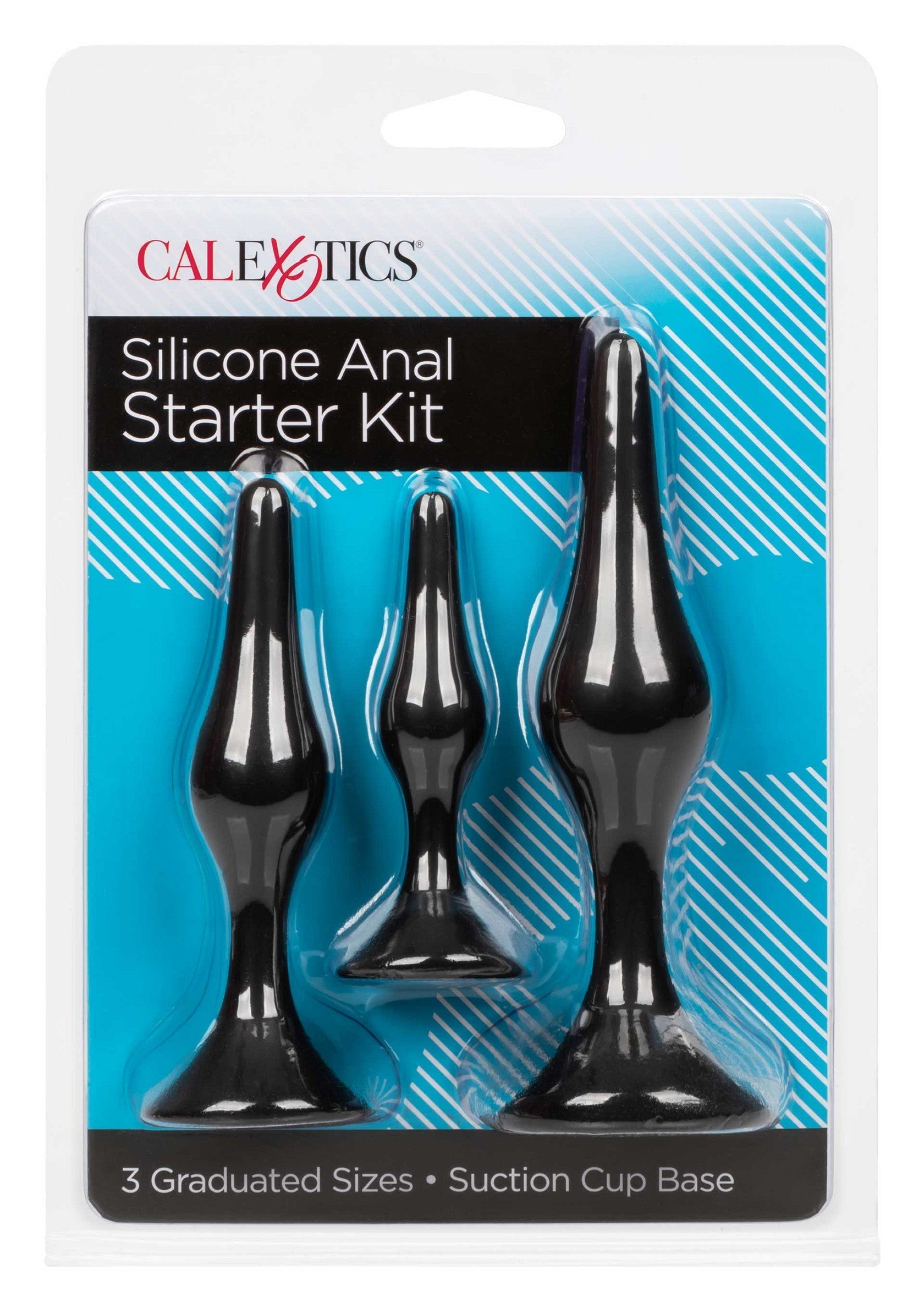 Kit di avvio anale in silicone nero