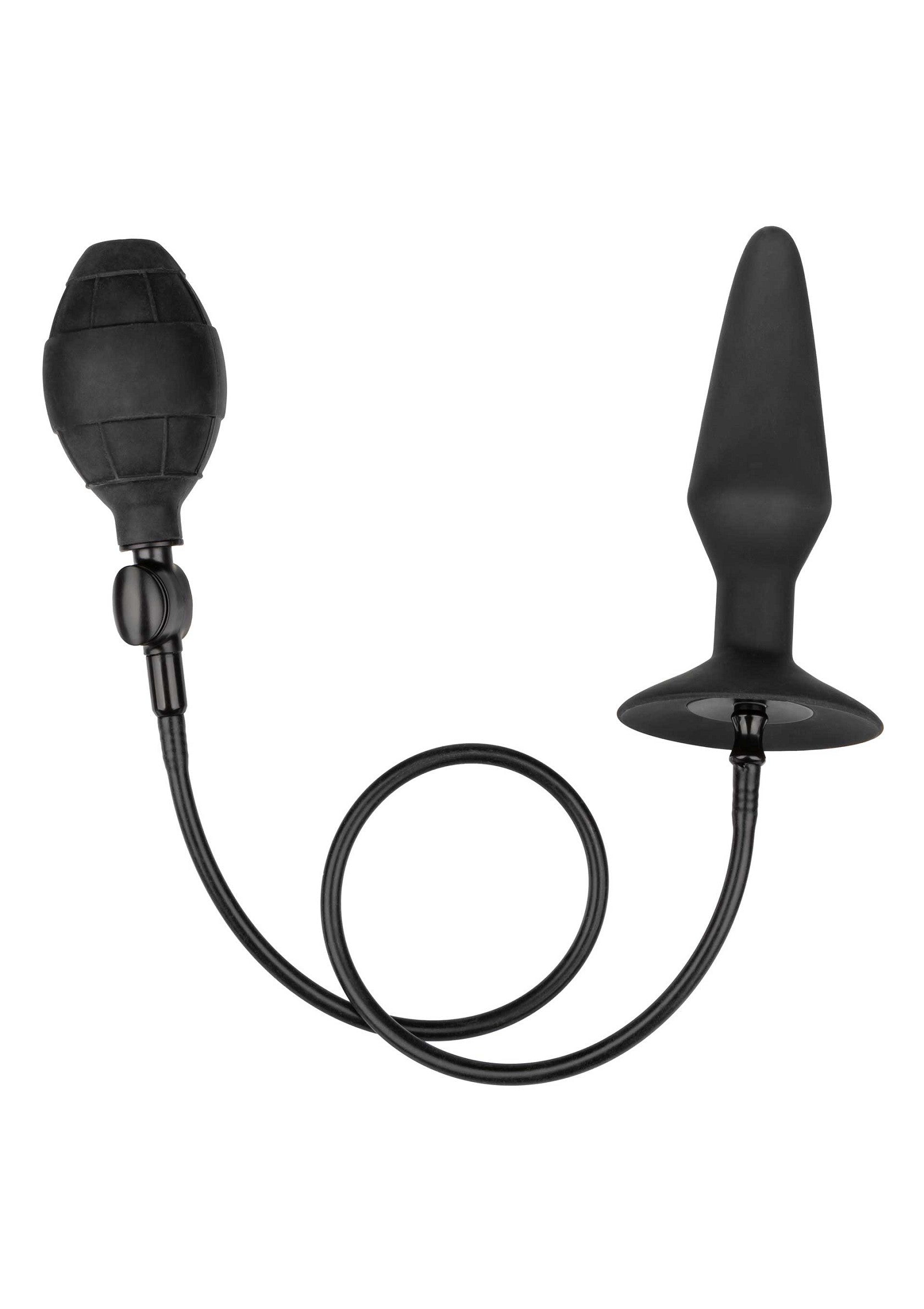 Grande tappo gonfiabile in silicone nero
