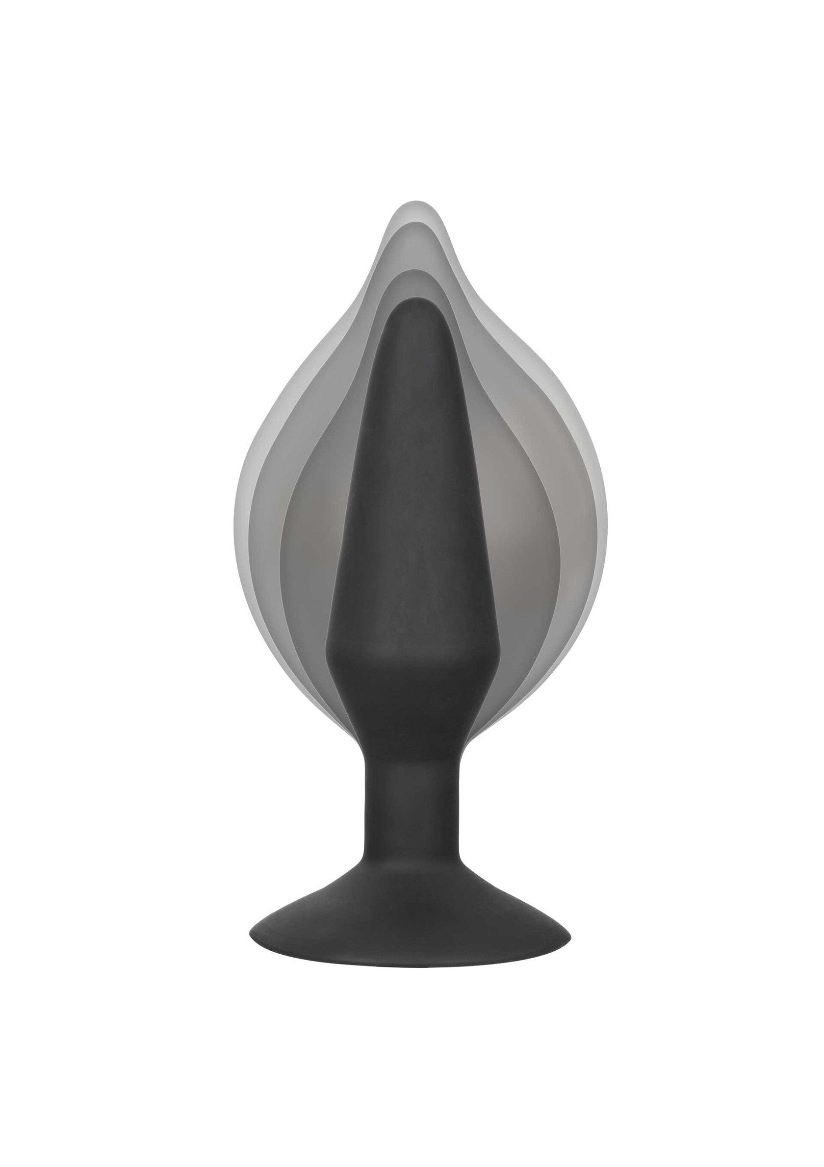 Grande tappo gonfiabile in silicone nero