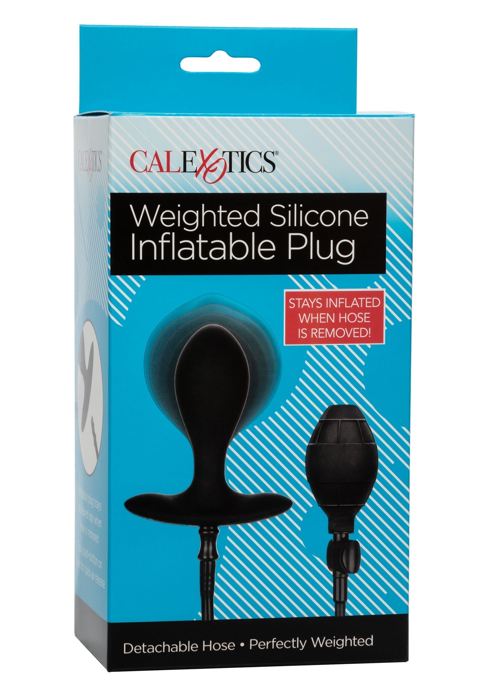 Plug gonfiabile in silicone nero
