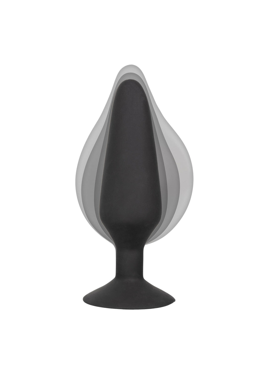 Spina gonfiabile in silicone XL nera