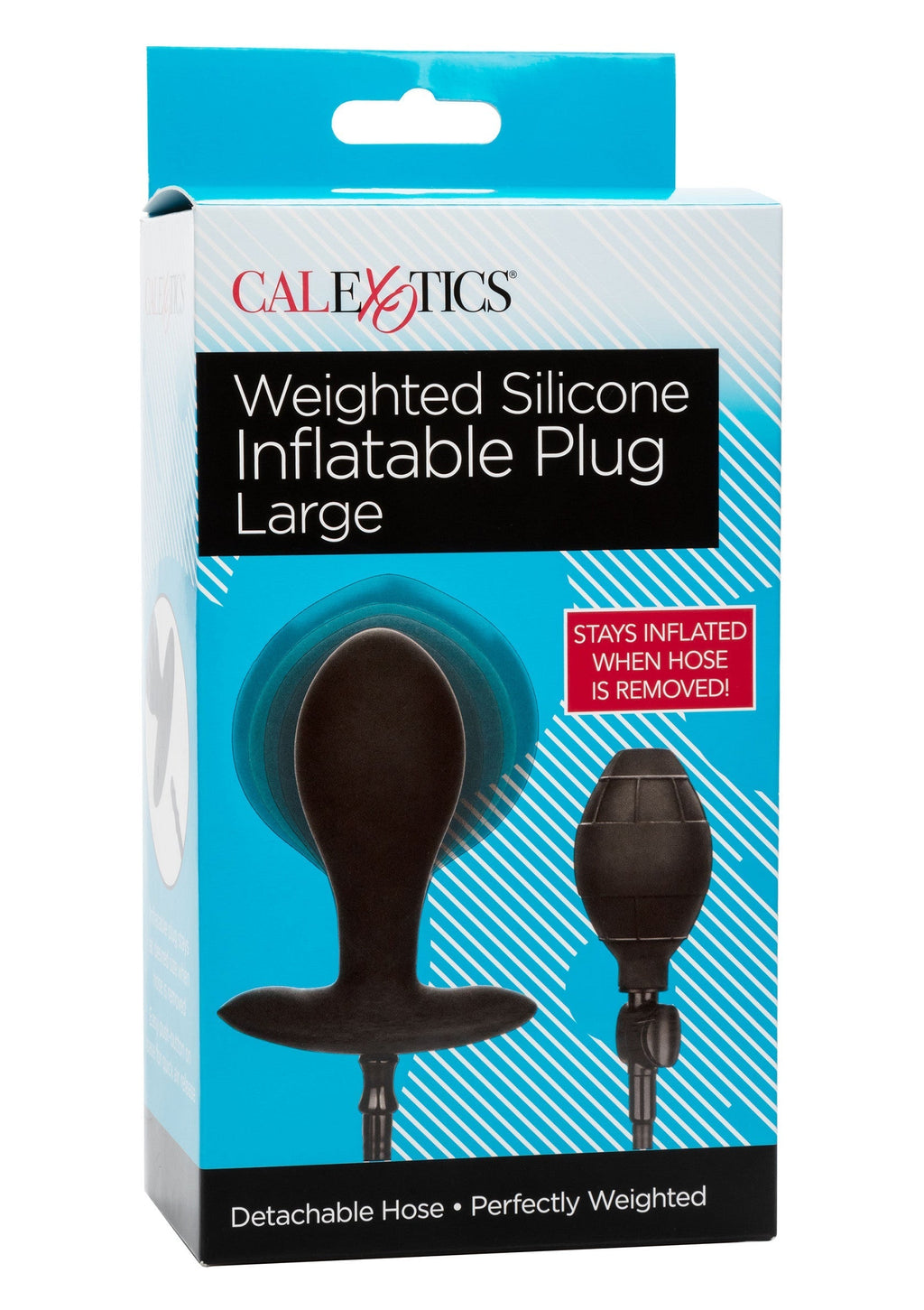 Plug gonfiabile ponderato grande nero