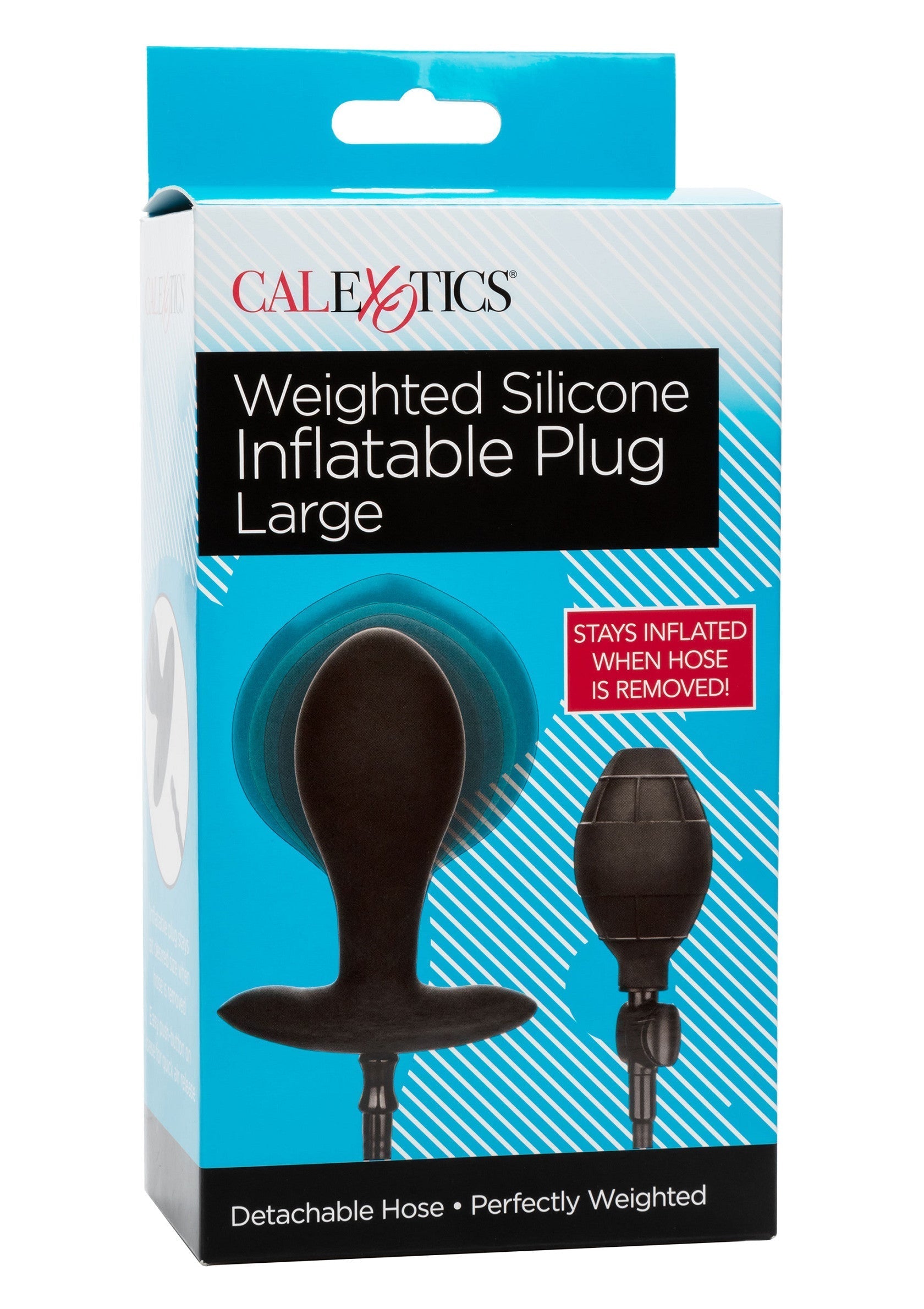 Plug gonfiabile ponderato grande nero