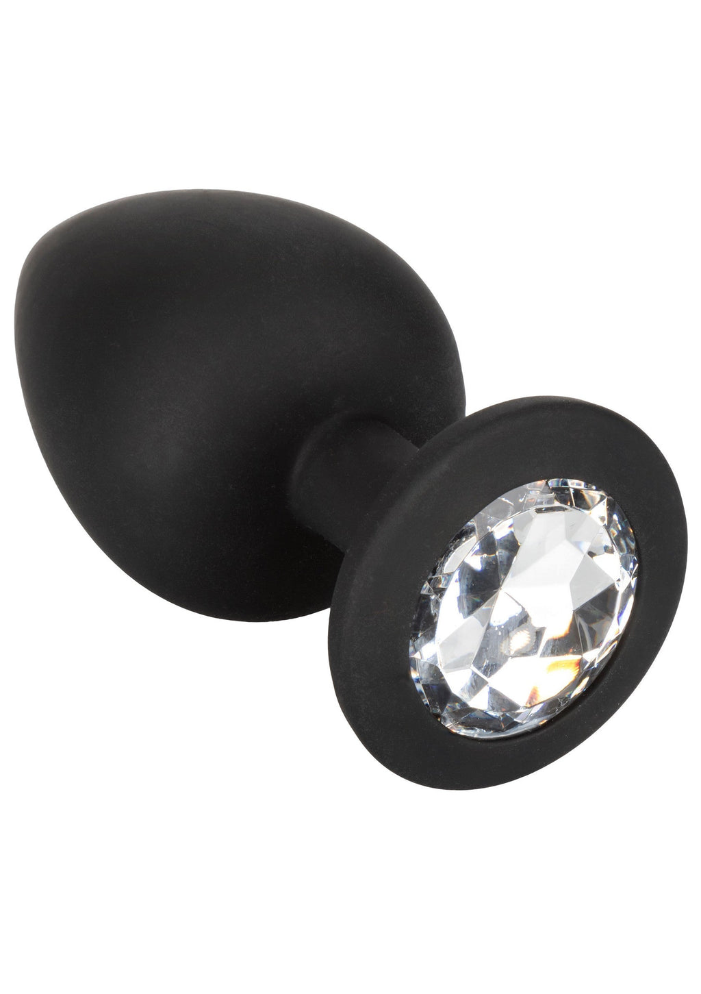 Kit anale in silicone con gemme nere