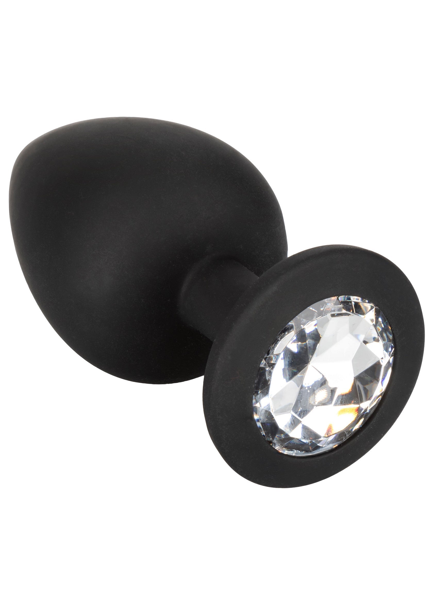 Kit anale in silicone con gemme nere