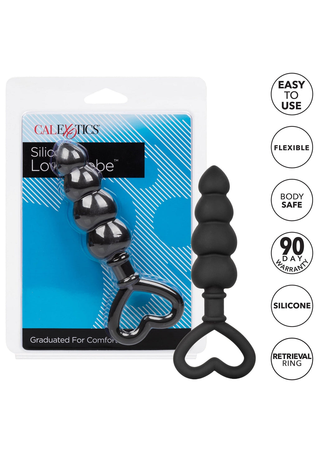 Sonda dell'amore in silicone nera