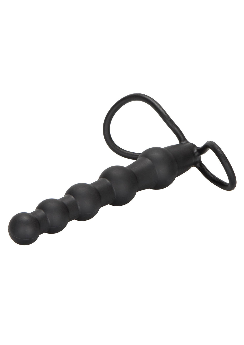 Doppio cavaliere con perline in silicone nero