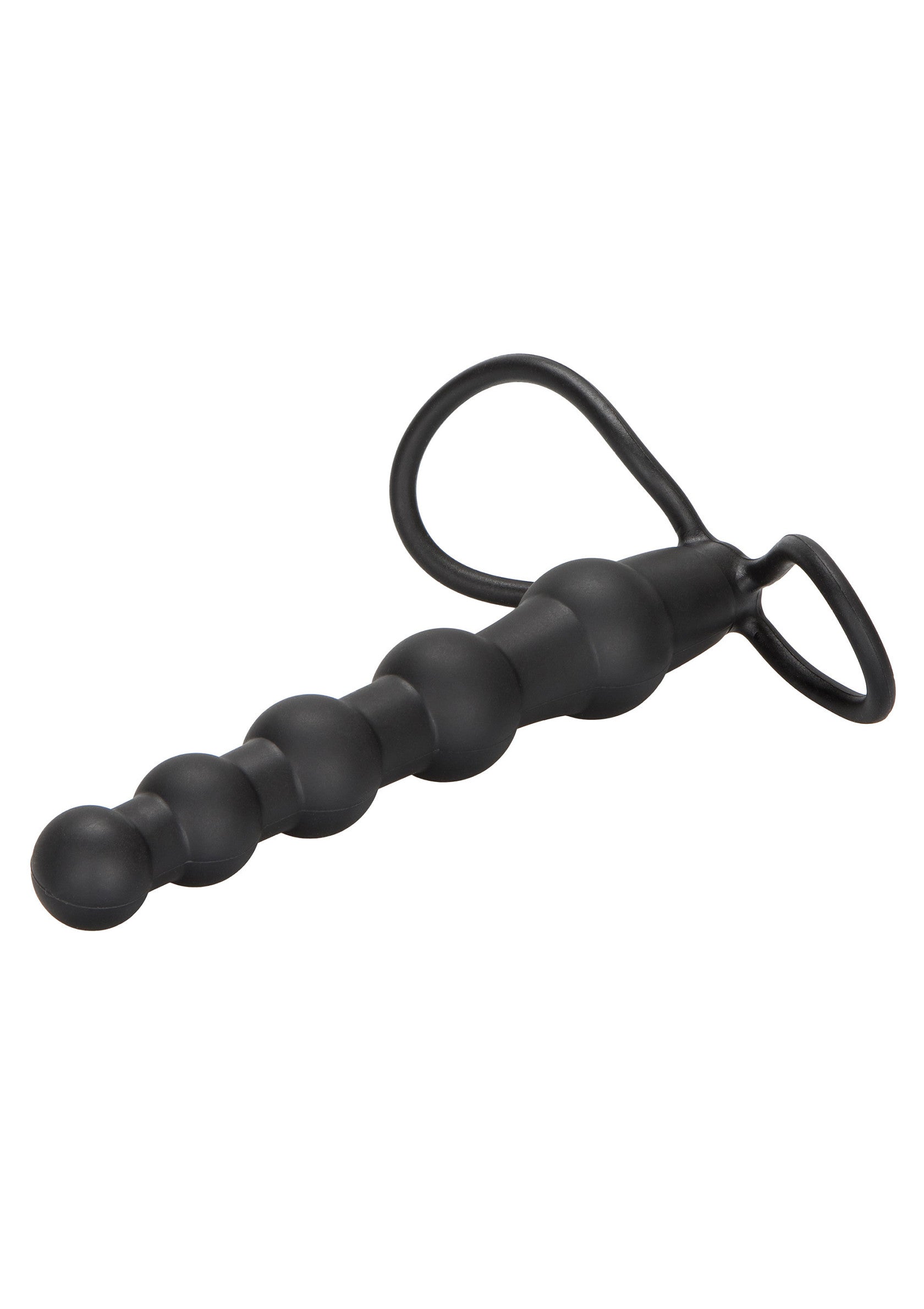 Doppio cavaliere con perline in silicone nero