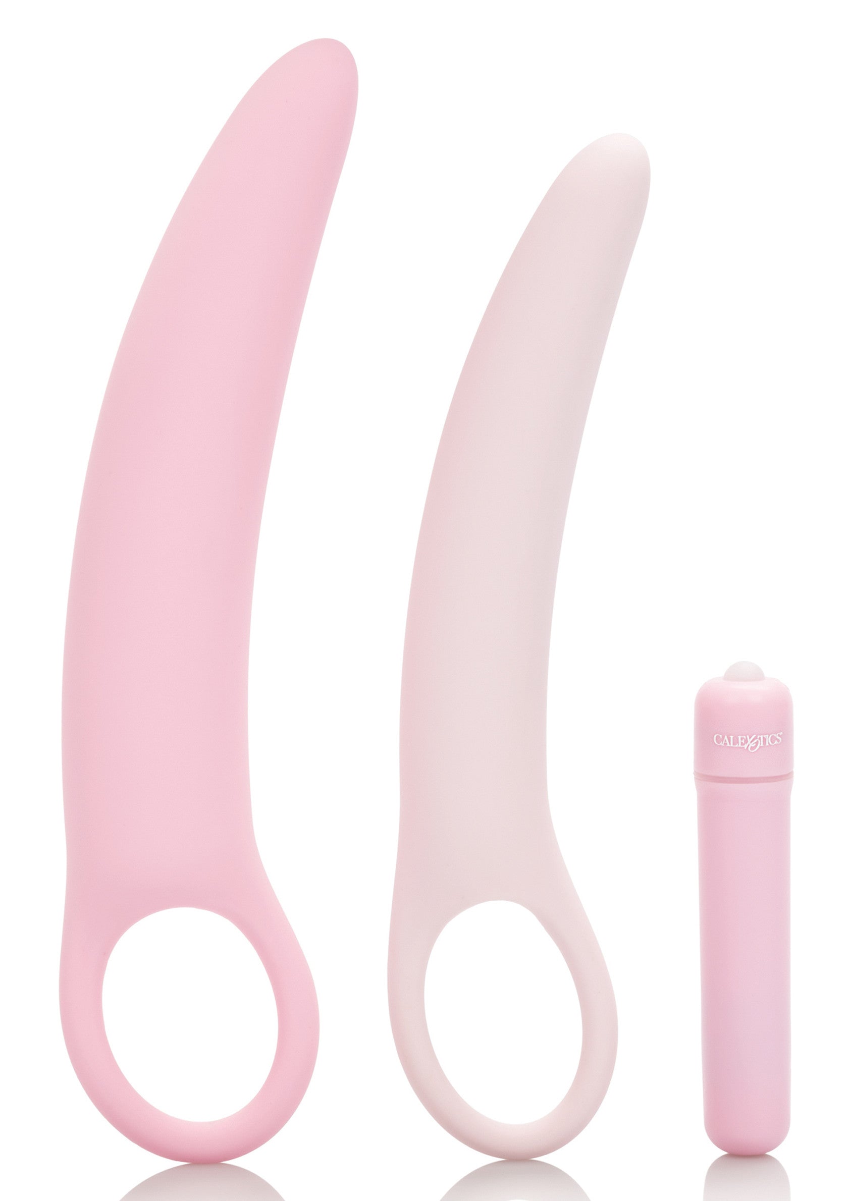 Set dilatatori vibranti 3 pezzi rosa