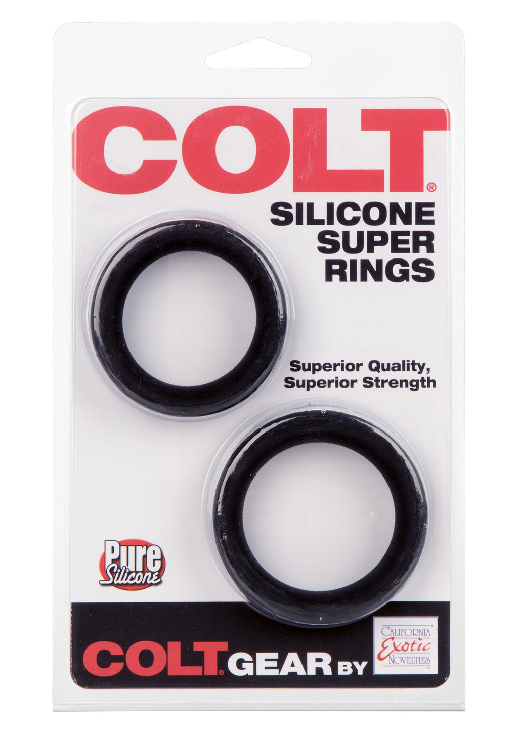Anelli Super in Silicone COLT neri