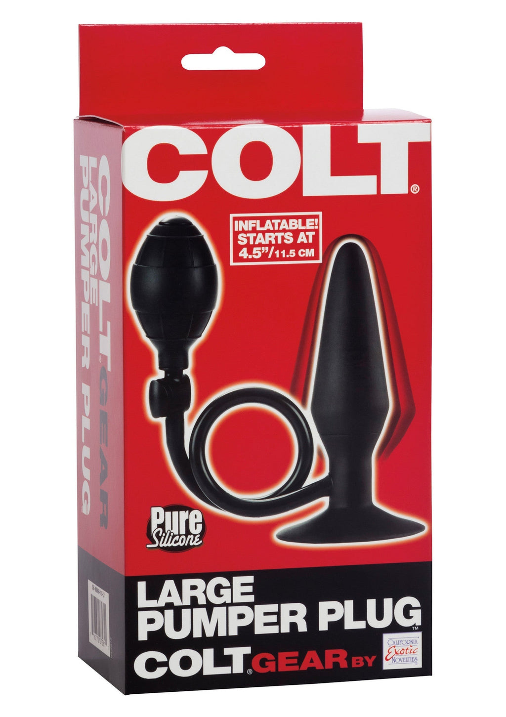 COLT Large Pumper Plug nero