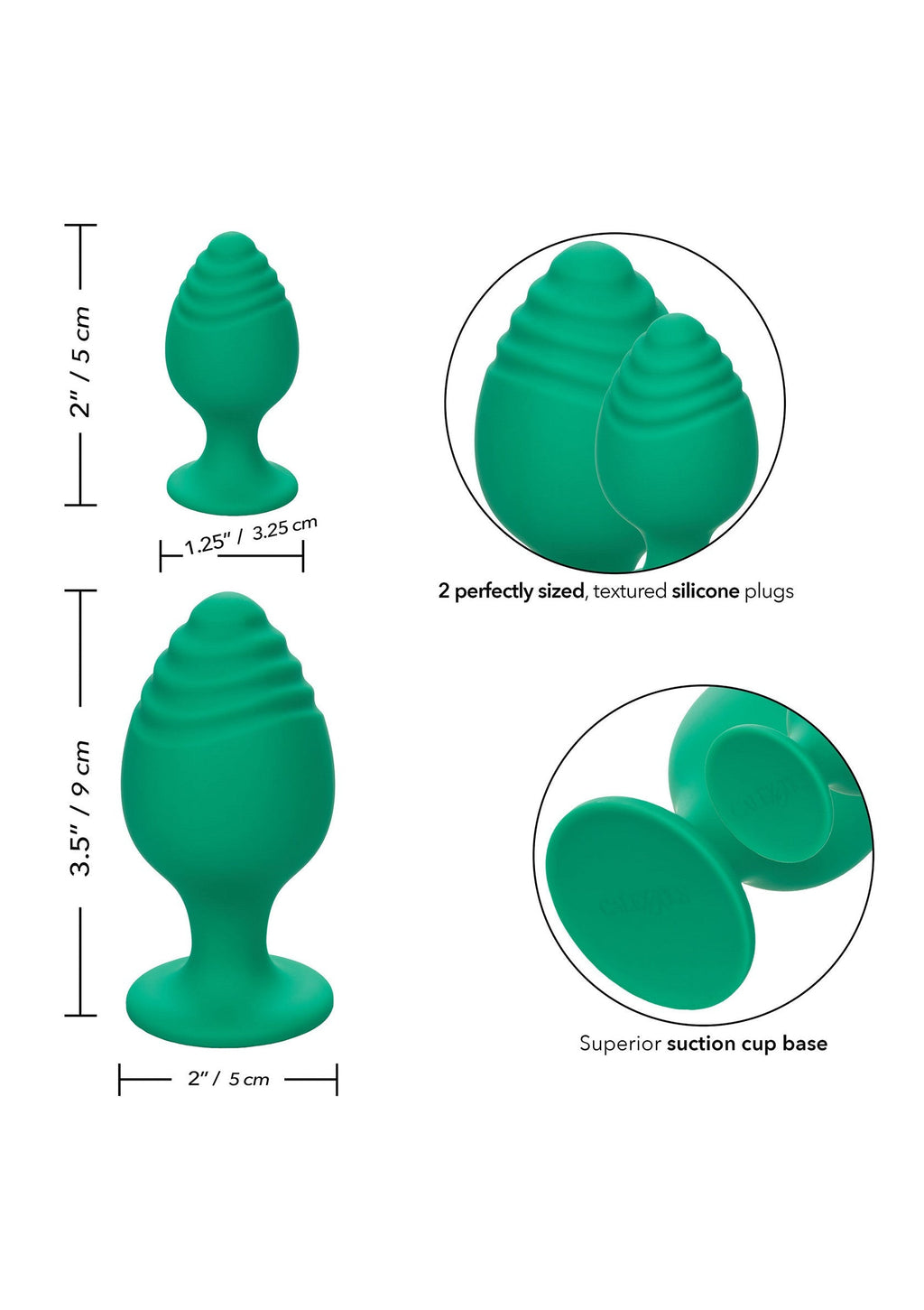 Cheeky Buttplug verde