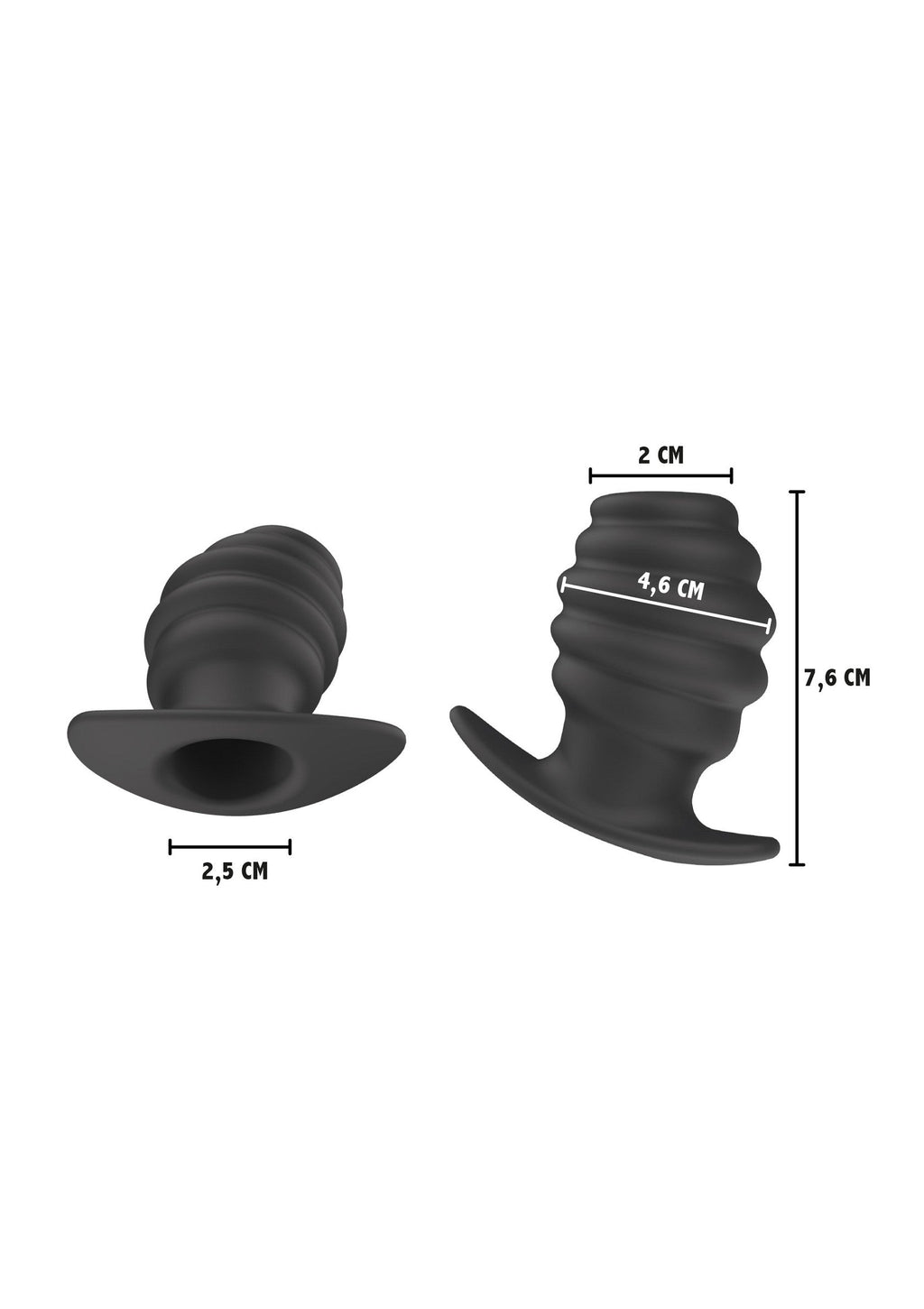 Invader Open Plug Medio nero