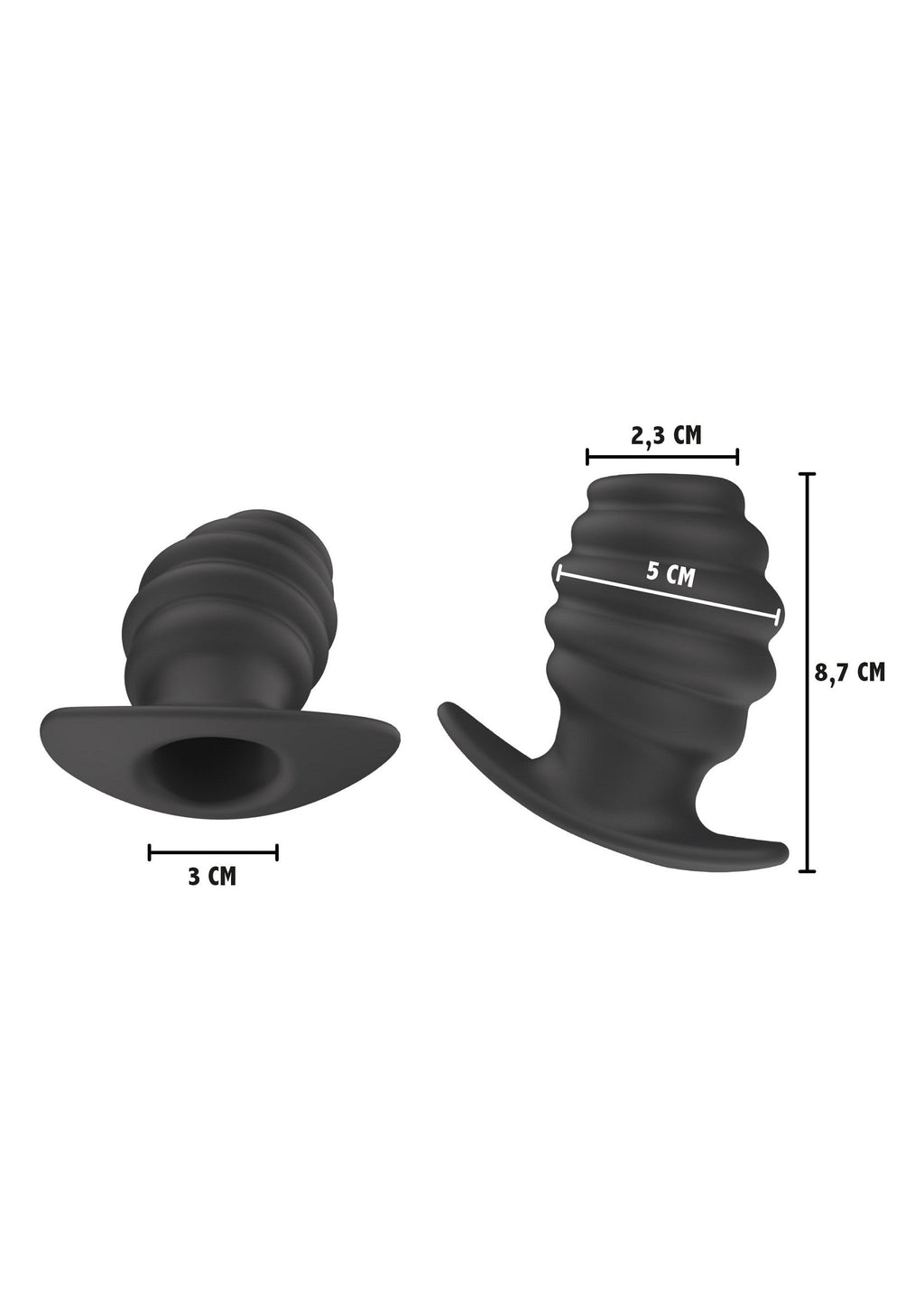 Invader Open Plug Grande nero