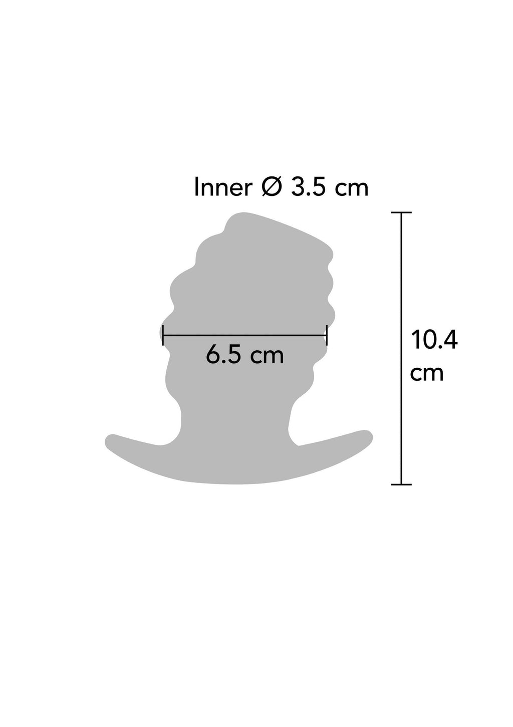 Invader Open Plug Extra Large nero