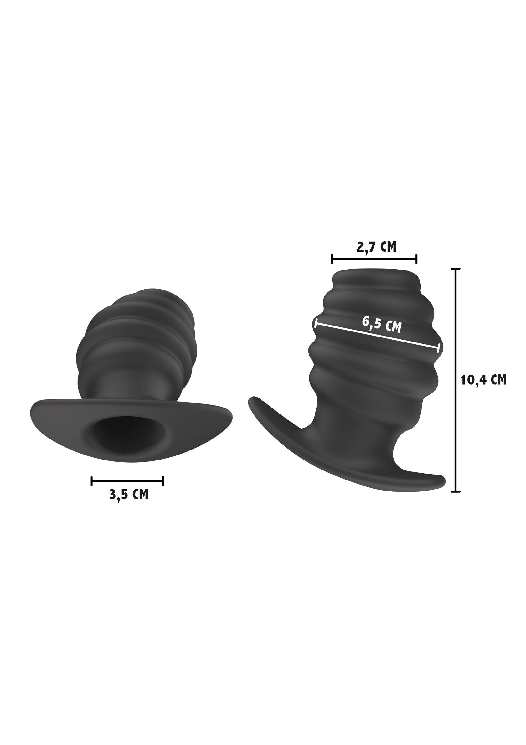 Invader Open Plug Extra Large nero