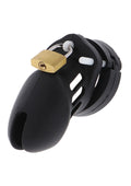 Gabbia per pene in silicone piccola nera
