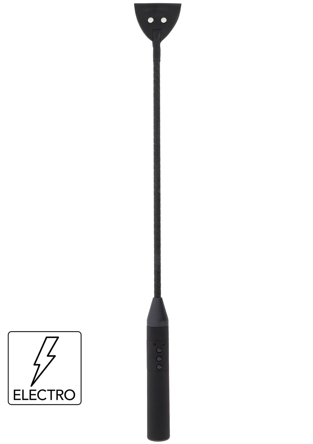 Frustino da equitazione elettroshock nero