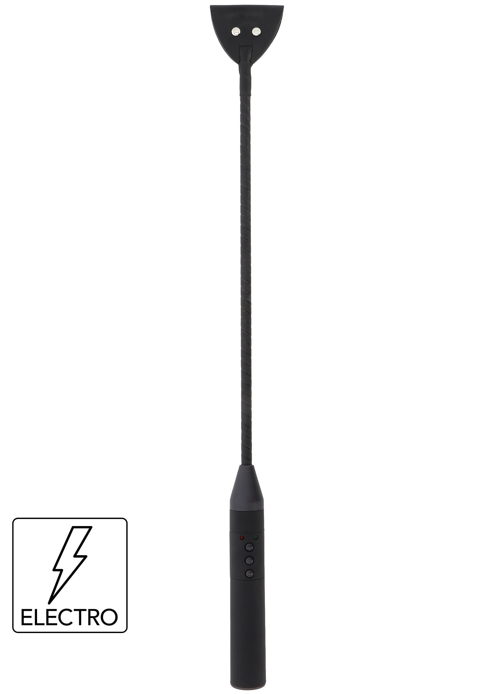 Frustino da equitazione elettroshock nero