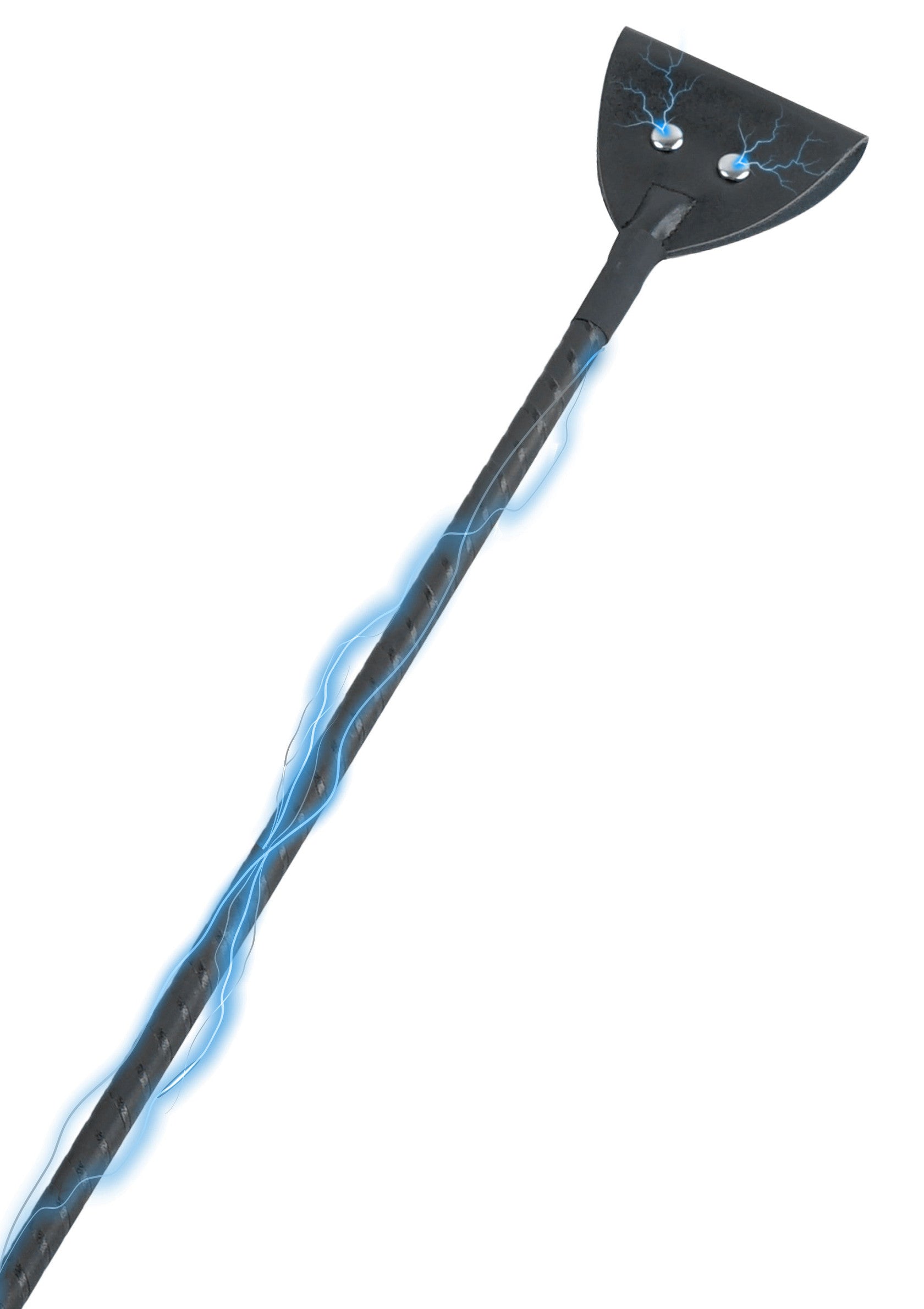 Frustino da equitazione elettroshock nero
