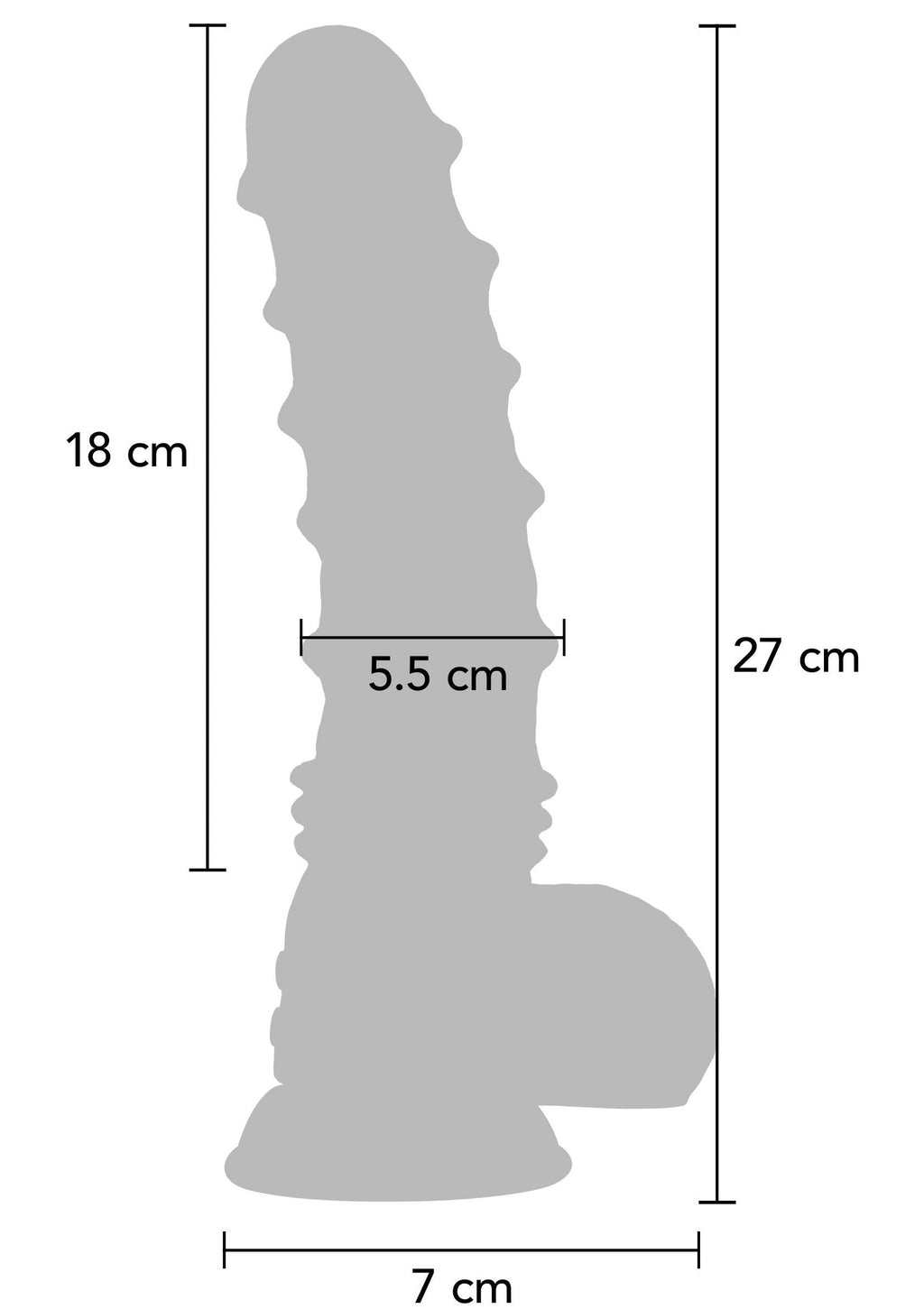Dildo mostro drago nero