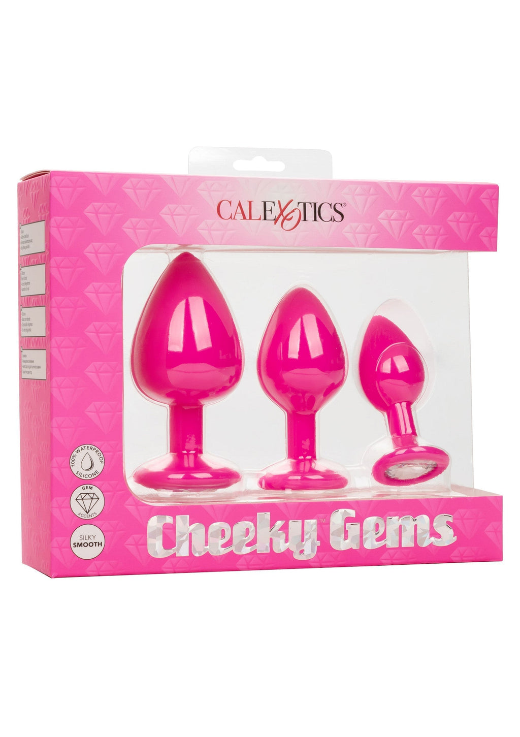 Cheeky Gems 3 pezzi rosa