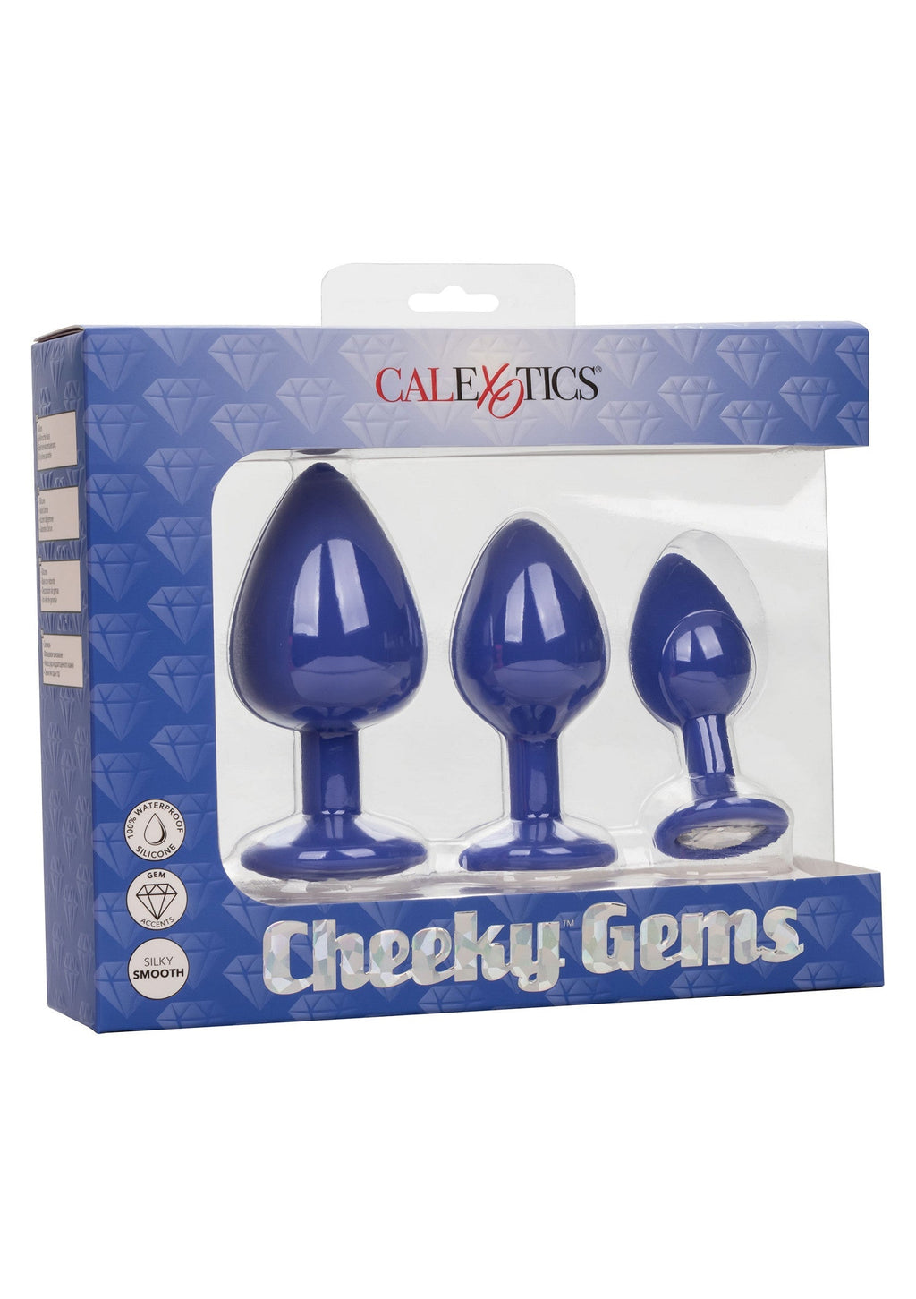 Cheeky Gems 3 pezzi viola