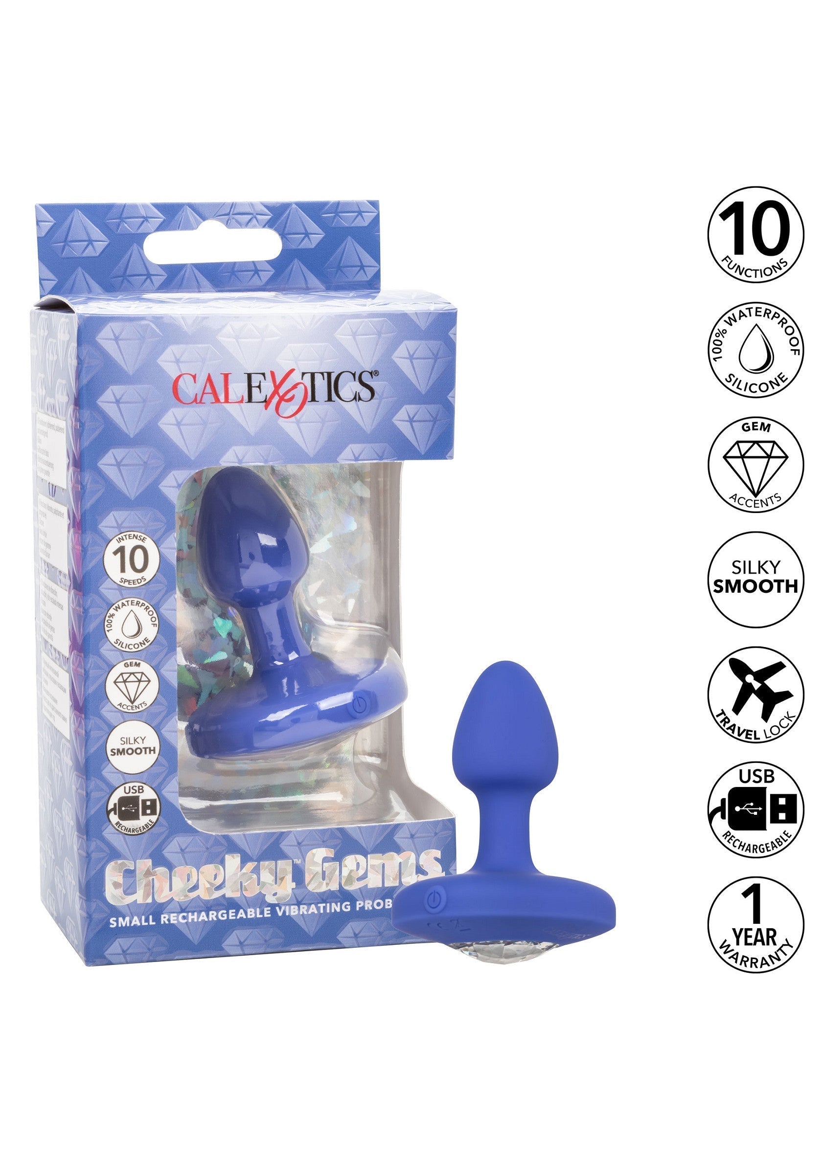 Sonda vibrante piccola blu
