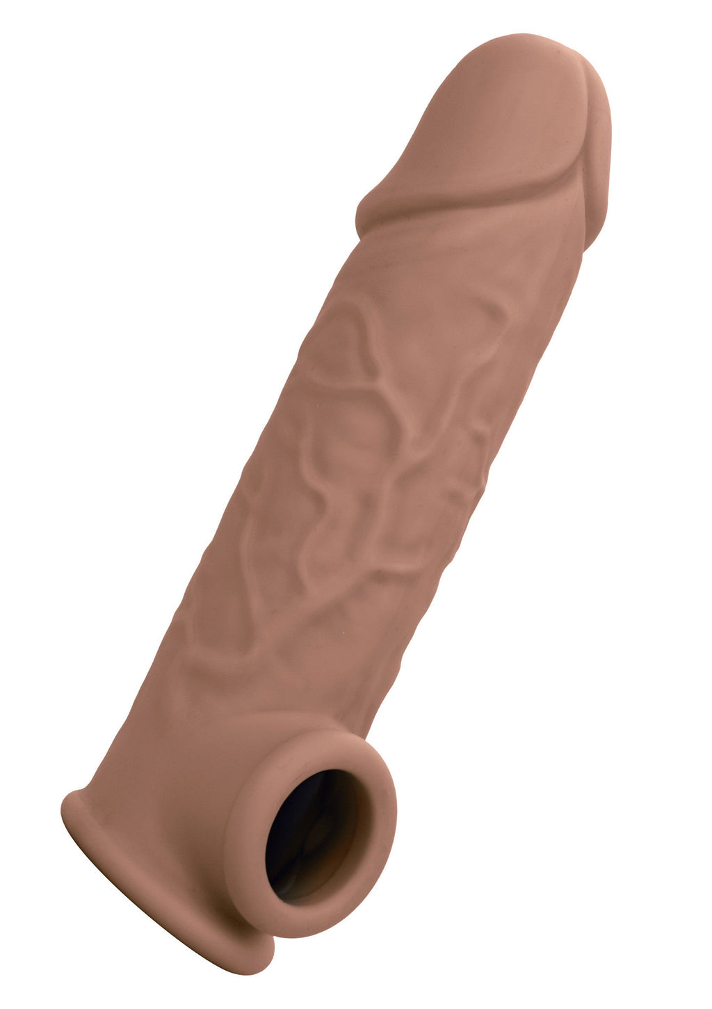 Extension realistiche da 7 pollici marrone