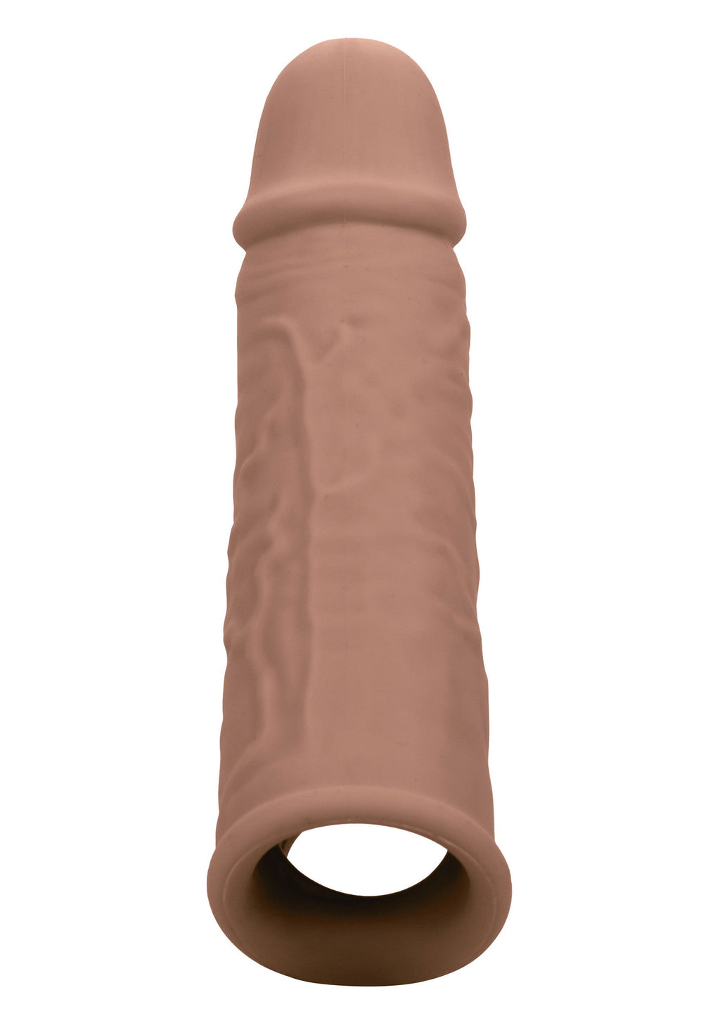 Extension realistiche da 7 pollici marrone