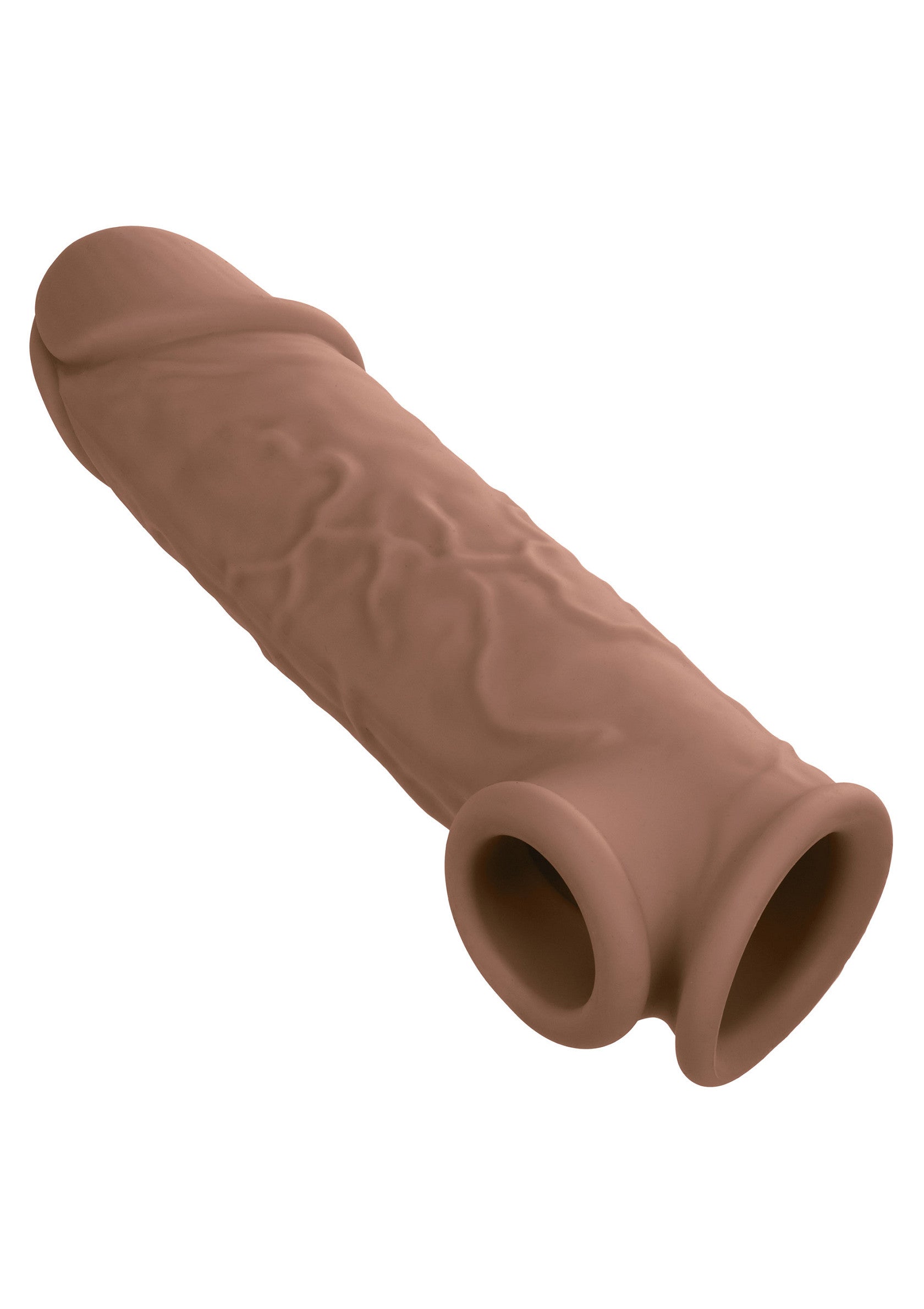 Extension realistiche da 7 pollici marrone