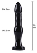 Intruso anale 28 cm nero