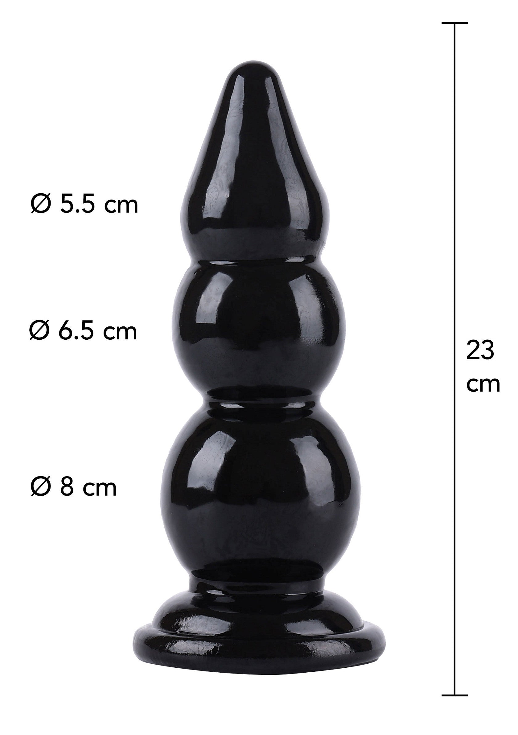 Palline anali 23 cm nere