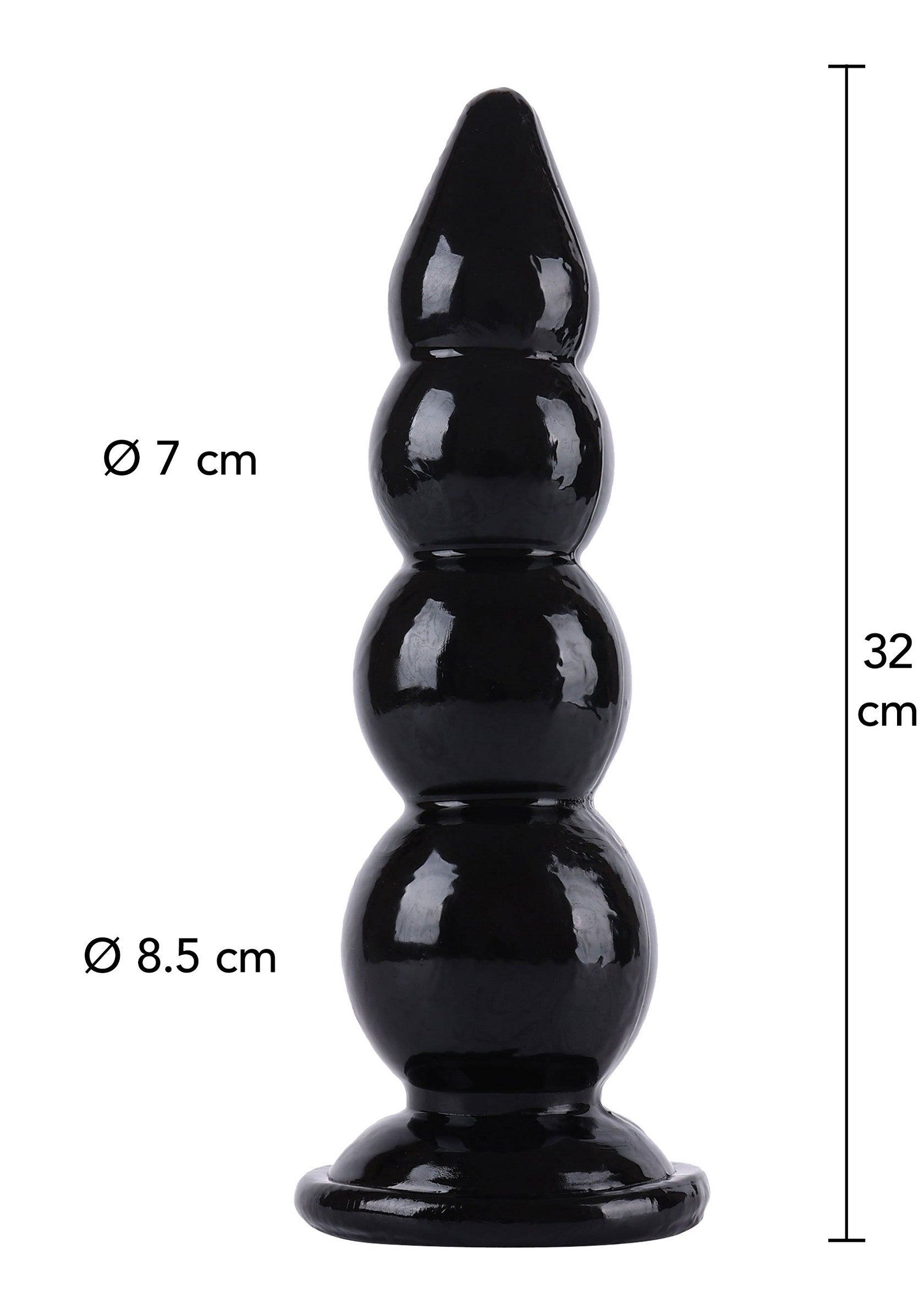 Palline anali 32 cm nere