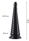 Cono anale 33 cm nero