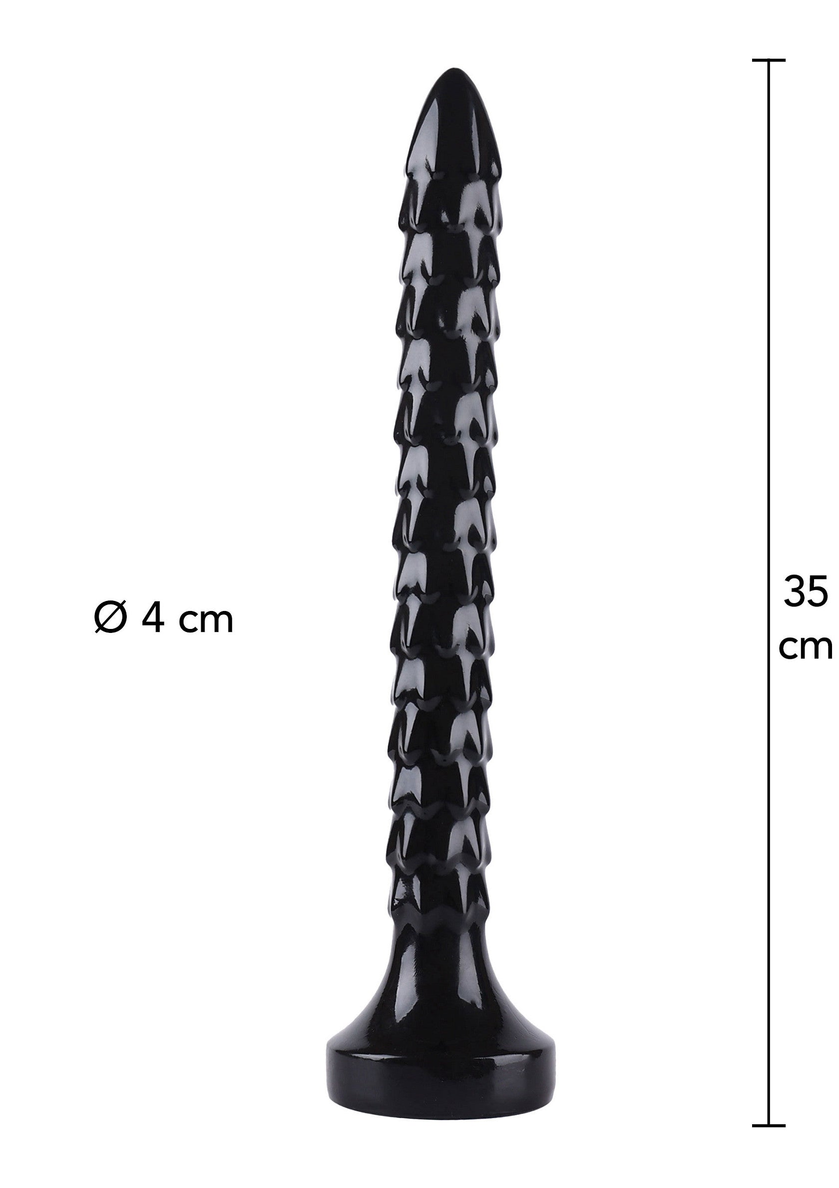 Serpente anale 35 cm nero